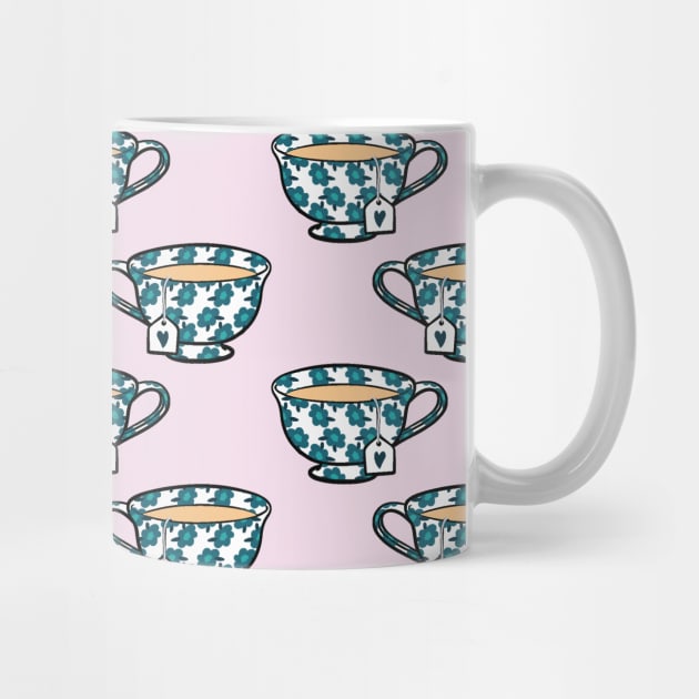 My Cup Of Tea Pattern by SharksOnShore
